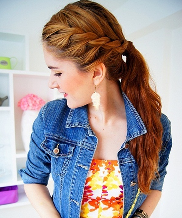 Attractive Side Ponytail Hairstyles for Girls (19)