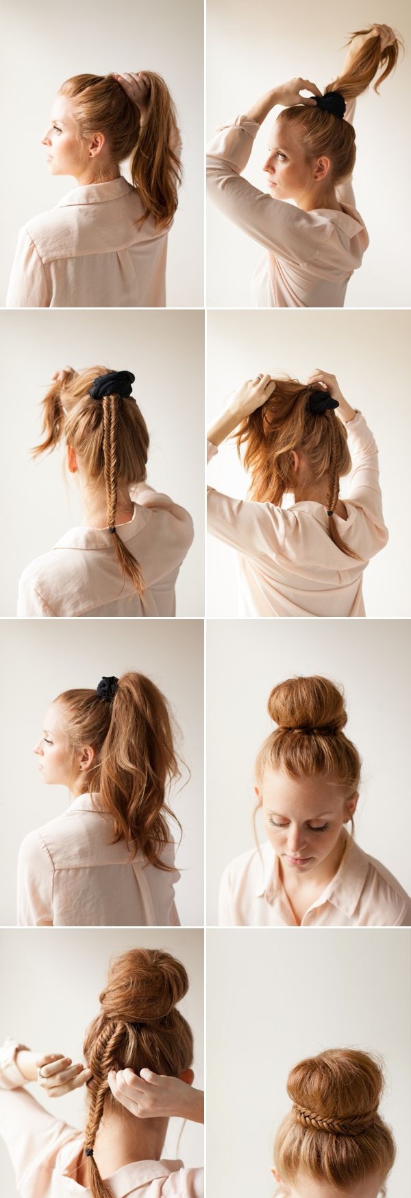 Easy Bun Hairstyles for Women (5)