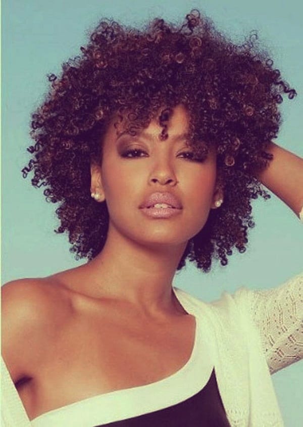 27 Short curly hairstyles for black females for mens