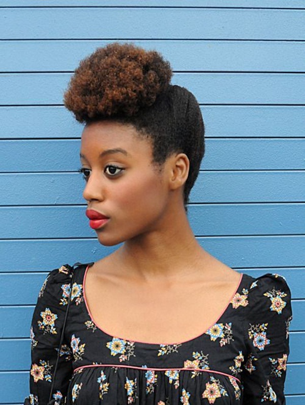 Short Curly Hairstyles for Black Woman (25)