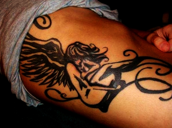 Angel Tattoo Designs for Girls and Boys (13)