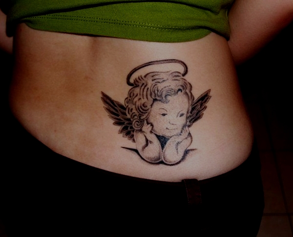Angel Tattoo Designs for Girls and Boys (15)