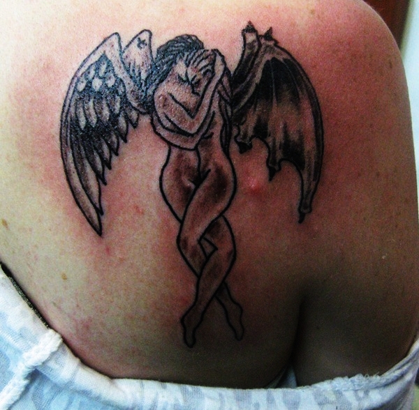 Angel Tattoo Designs for Girls and Boys (22)