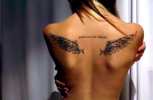 Angel Tattoo Designs for Girls and Boys (26)
