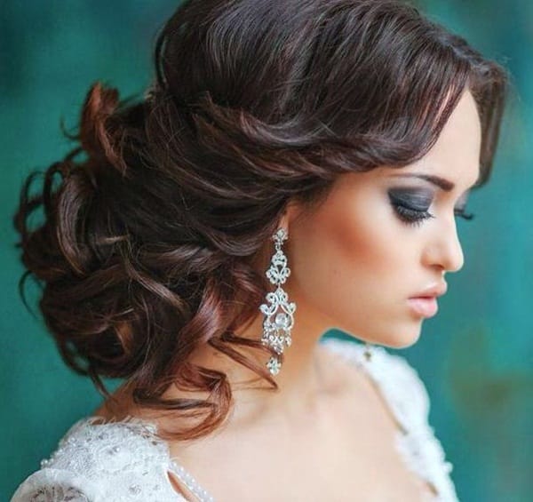 are some common hair styles for short and long hairs for the bride ...