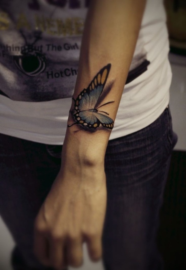 Butterfly Tattoo Designs for Girls (13)