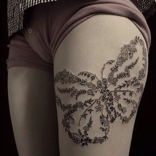 Butterfly Tattoo Designs for Girls (19)