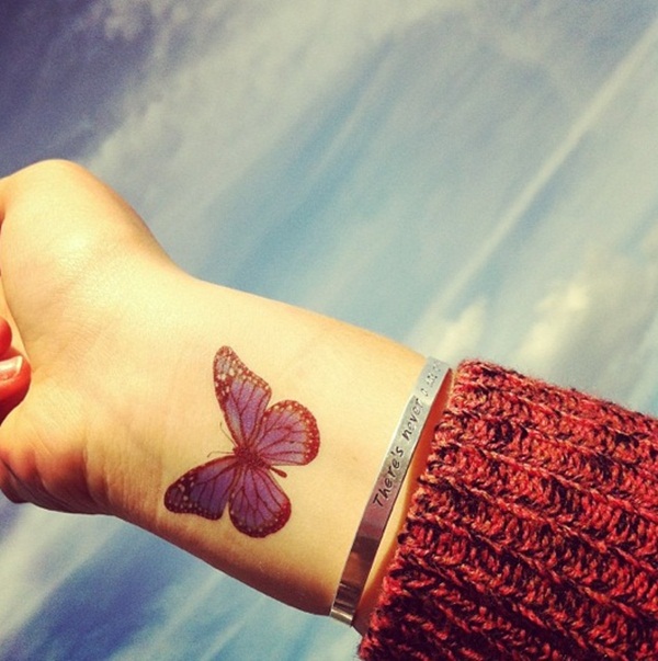 Butterfly Tattoo Designs for Girls (22)