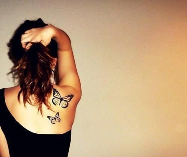 Butterfly Tattoo Designs for Girls (25)