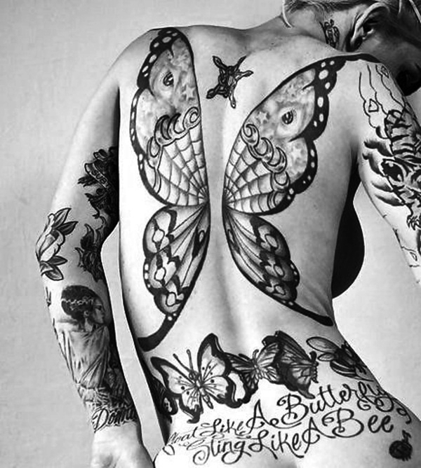 Butterfly Tattoo Designs for Girls (3)
