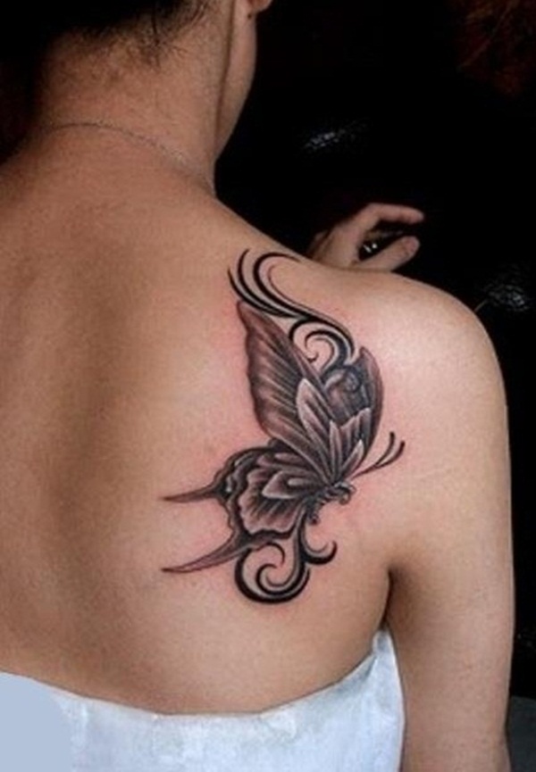 Butterfly Tattoo Designs for Girls (30)
