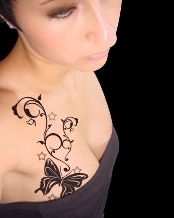 Butterfly Tattoo Designs for Girls (39)
