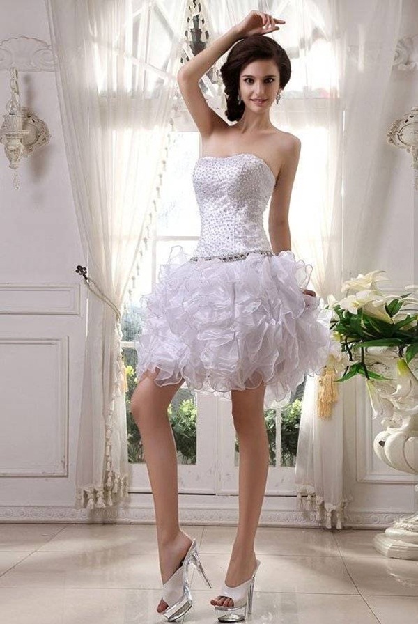 Sexy Short Wedding Dresses (17)