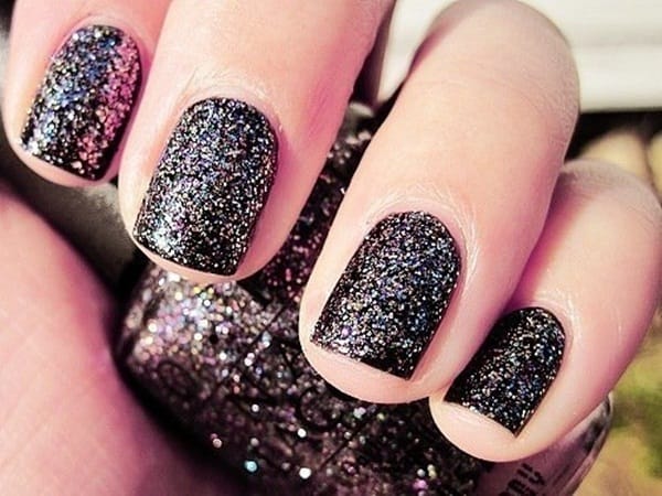 Simple Glitter Nail Art designs11