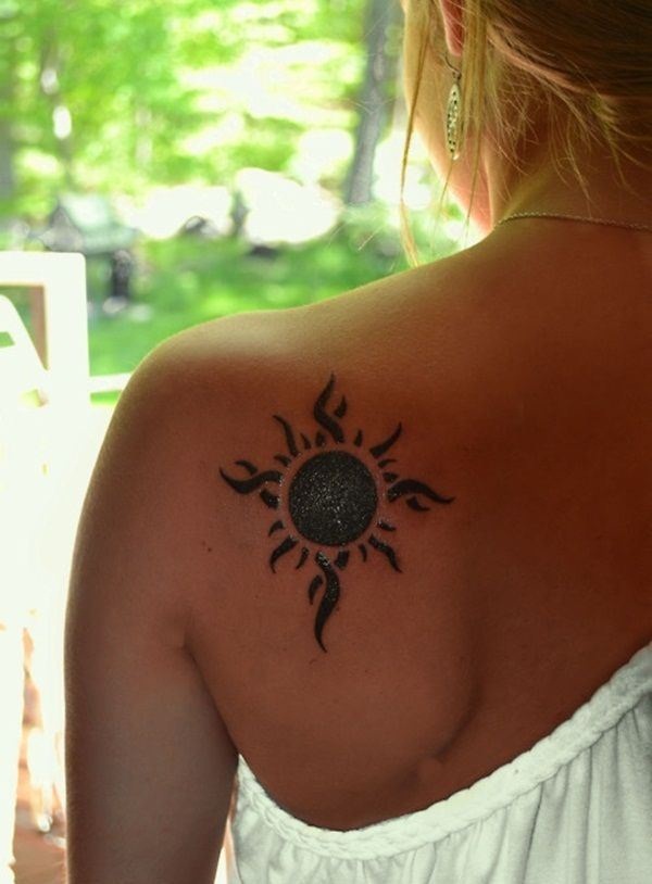 Sun Tattoo Designs for Men and Women (5)