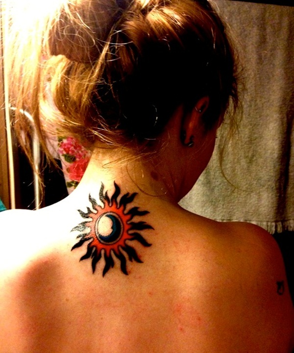 Sun Tattoo Designs for Men and Women (6)