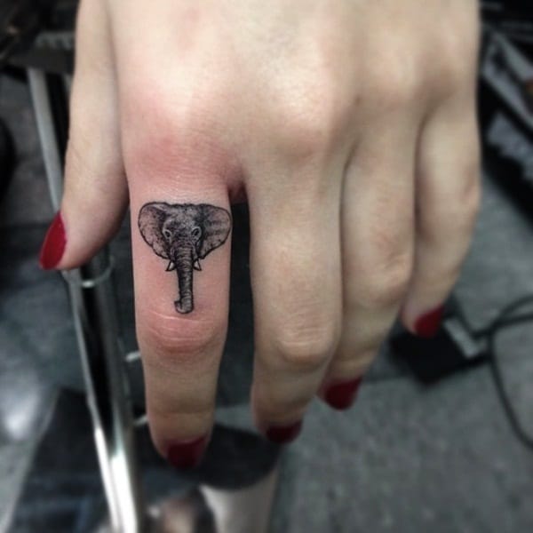 Elephant Tattoo Designs for Girls1