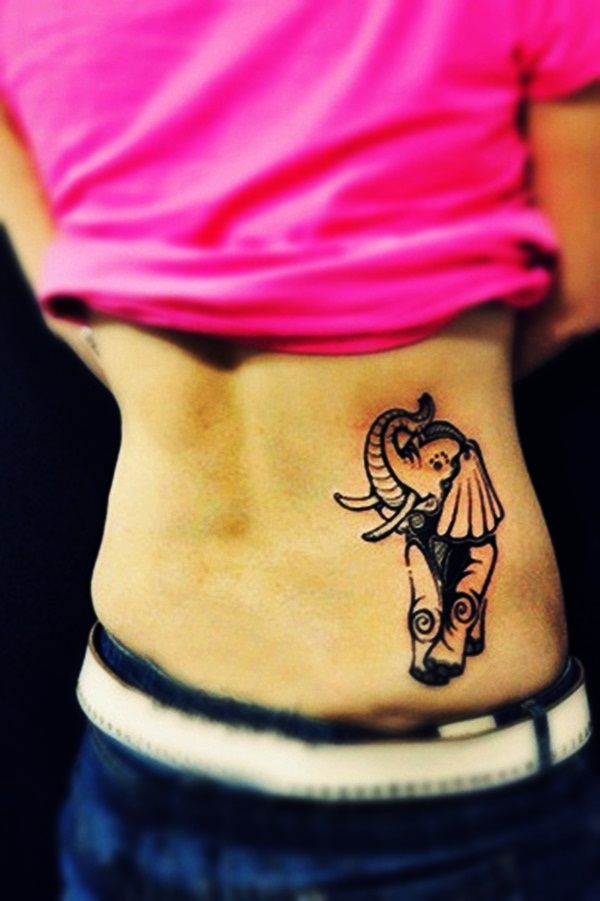 Elephant Tattoo Designs for Girls10