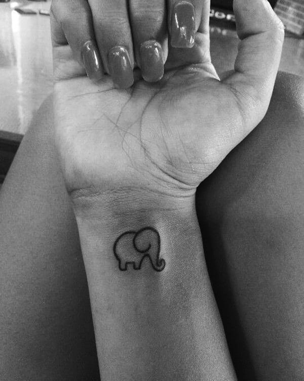 Elephant Tattoo Designs for Girls16