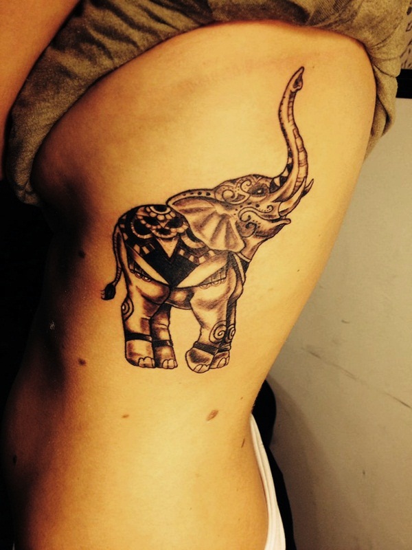 Elephant Tattoo Designs for Girls28