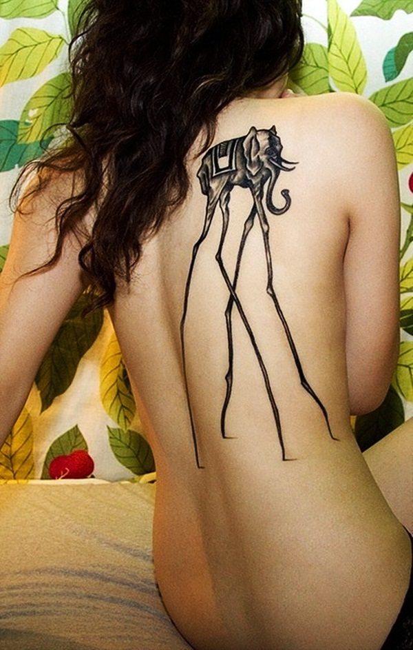 Elephant Tattoo Designs for Girls29