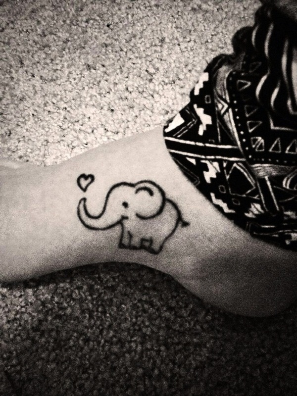 Elephant Tattoo Designs for Girls30