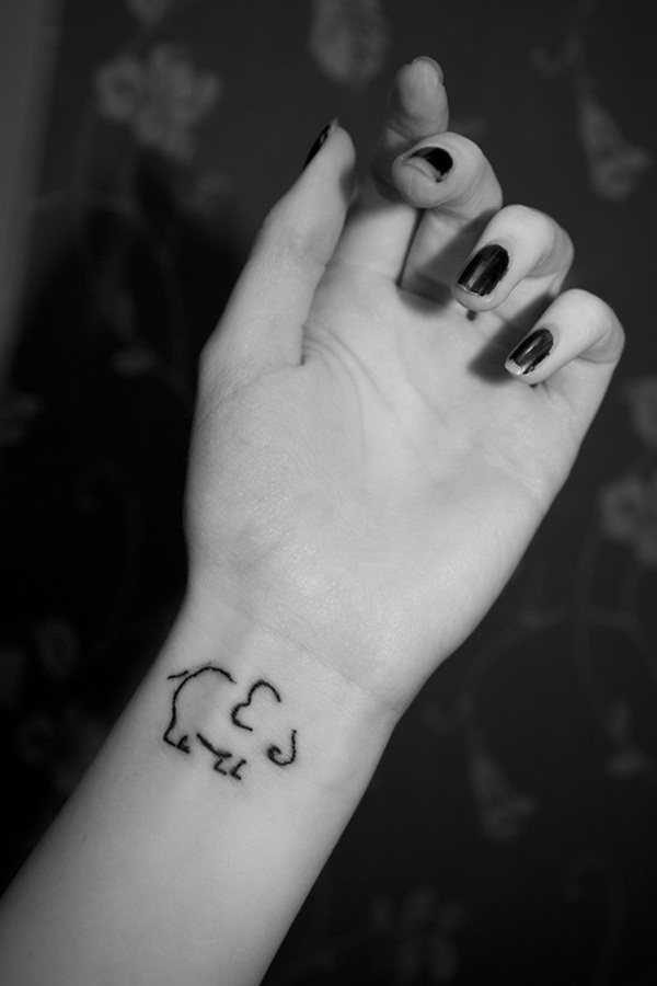 Elephant Tattoo Designs for Girls5