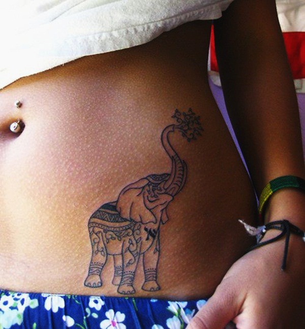 Elephant Tattoo Designs for Girls6