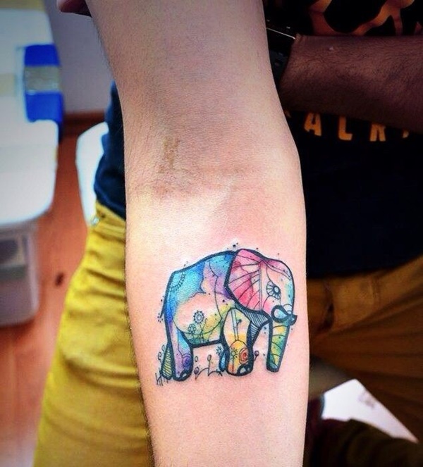 Elephant Tattoo Designs for Girls6