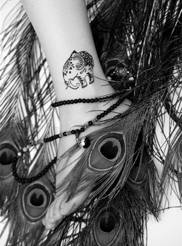 Elephant Tattoo Designs for Girls8