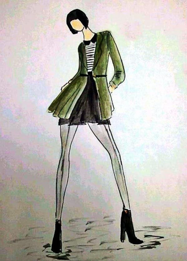 Glamorous Fashion Sketches and Illustrations: Best 50