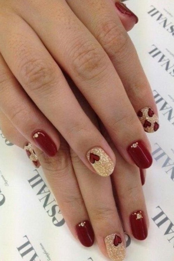 50 Red Nail Art Designs and ideas to express your attitude