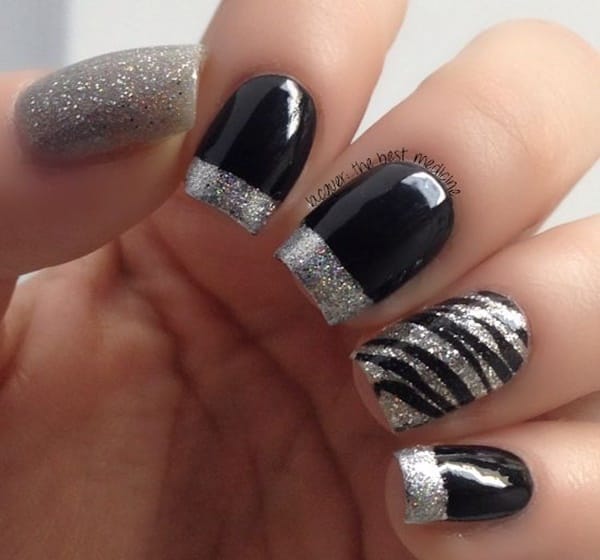 40 Classy Black Nail Art Designs for Hot Women