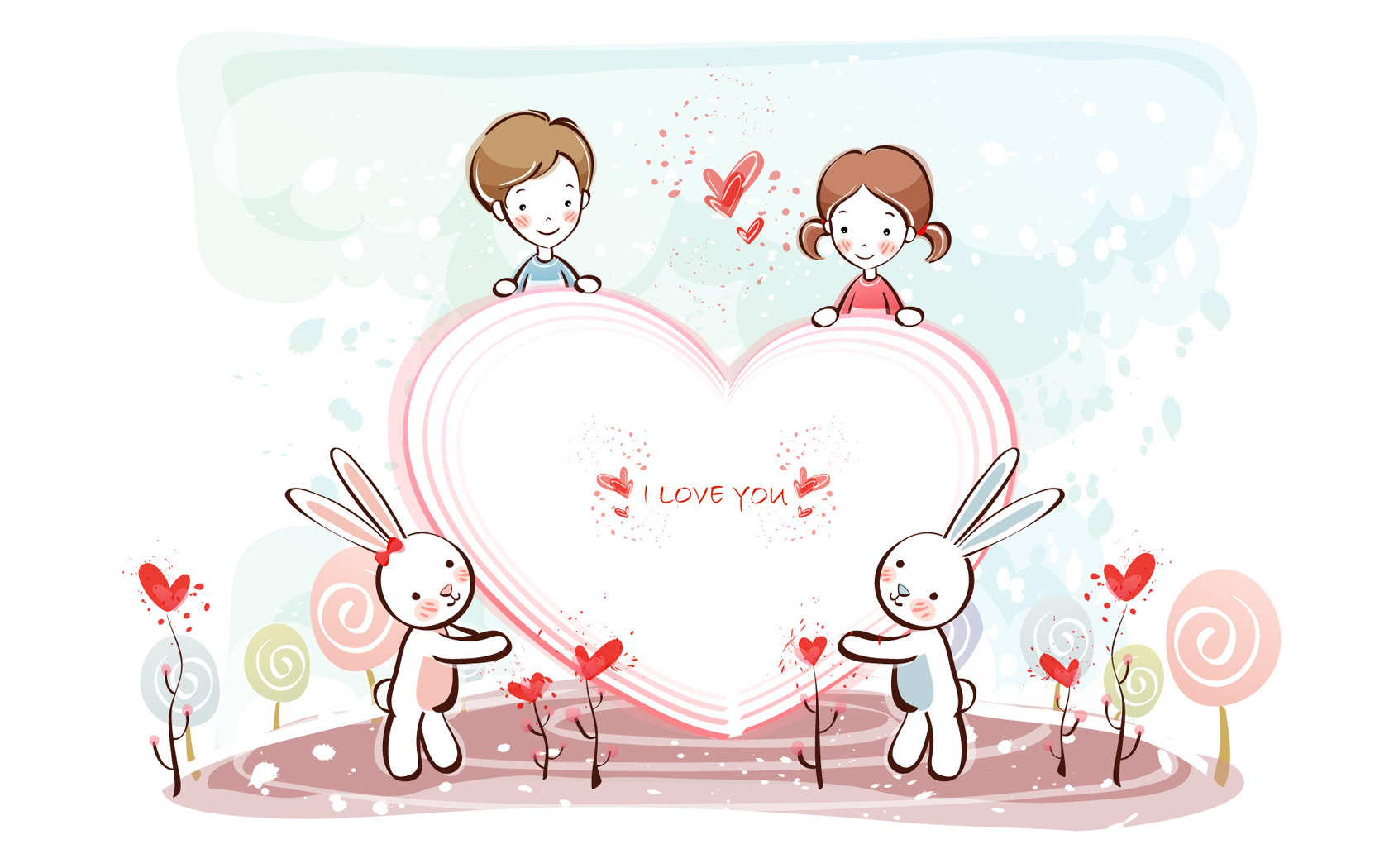 Cute Valentine Day Wallpaper (4)