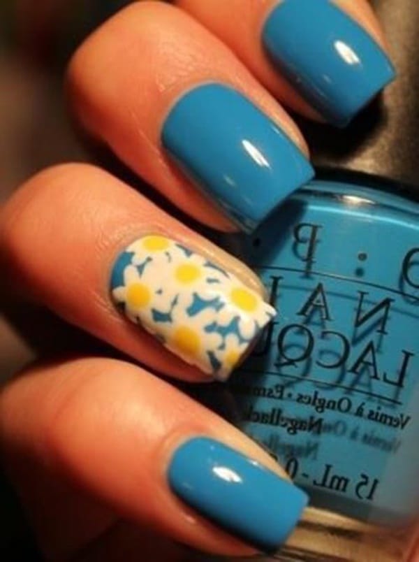 45 Easy Flower Nail Art Designs for Beginners