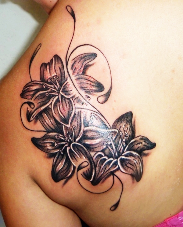 Lily tattoo designs for girls (24)