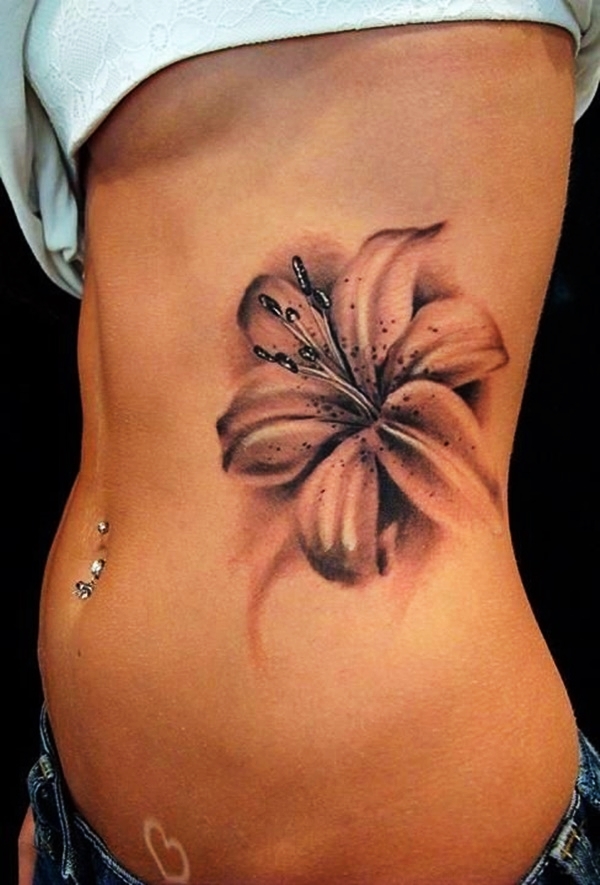 Lily tattoo designs for girls (3)