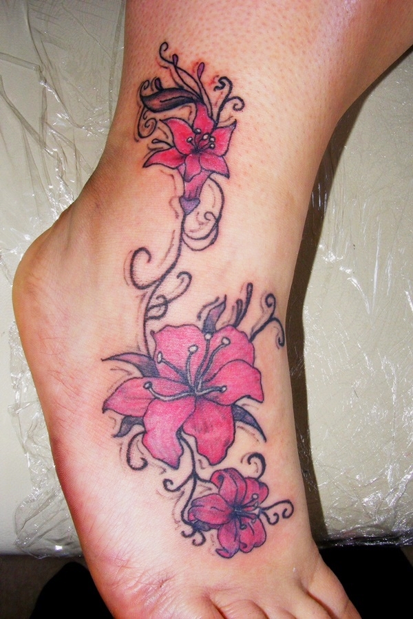 Lily tattoo designs for girls (41)