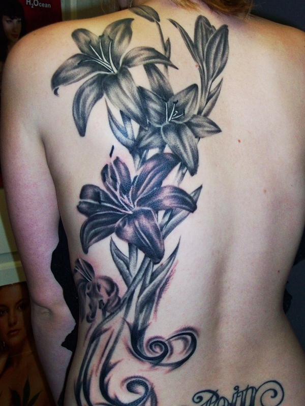 Lily tattoo designs for girls (42)