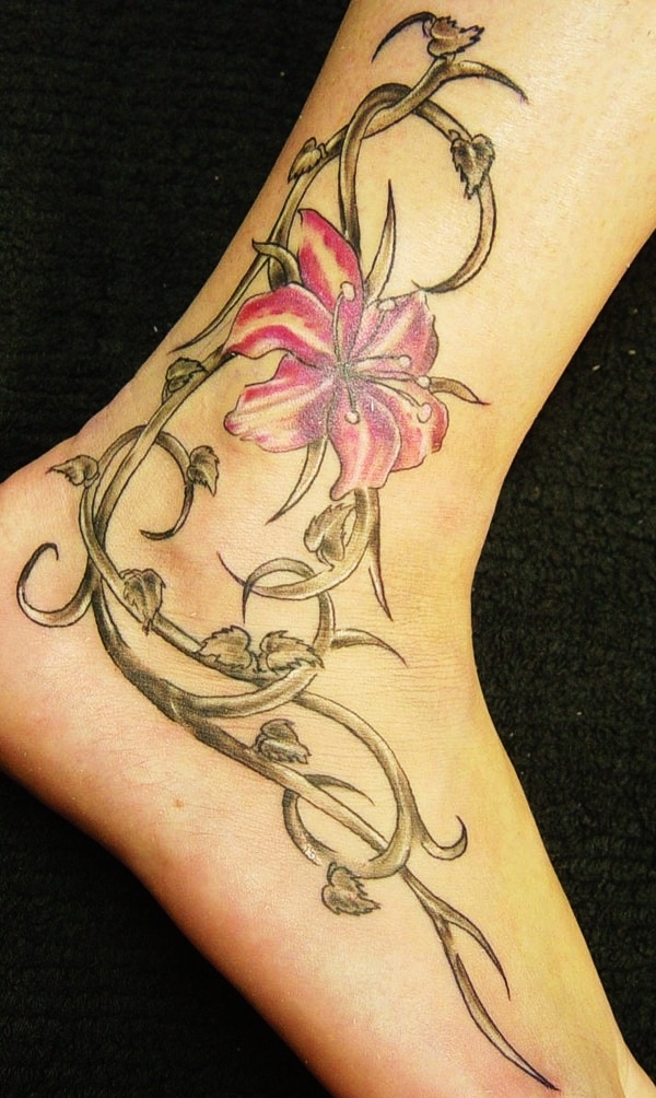 Lily tattoo designs for girls (47)