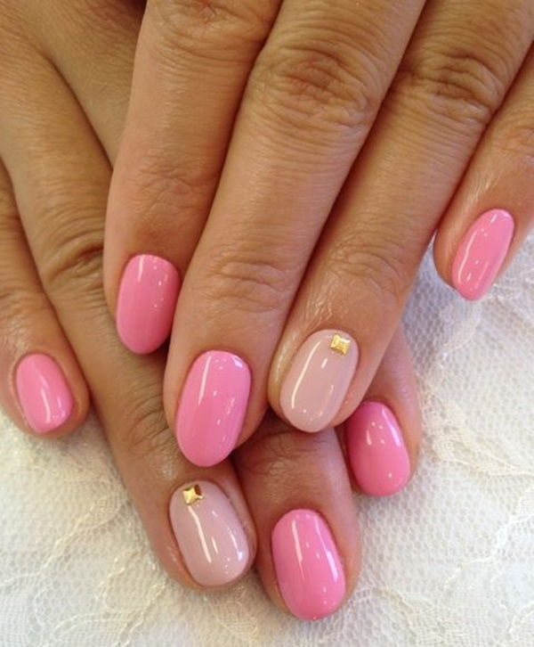 Pink Nail Art Designs for Beginners10