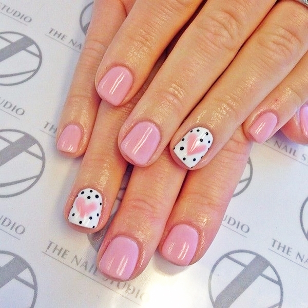 Pink Nail Art Designs for Beginners2