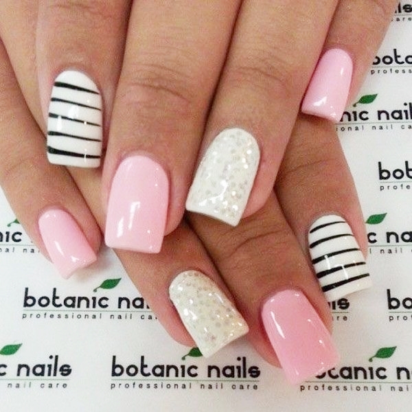 Pink Nail Art Designs for Beginners20