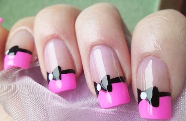 Pink Nail Art Designs for Beginners27
