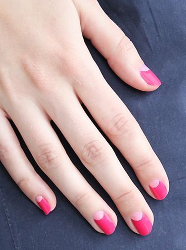 Pink Nail Art Designs for Beginners6