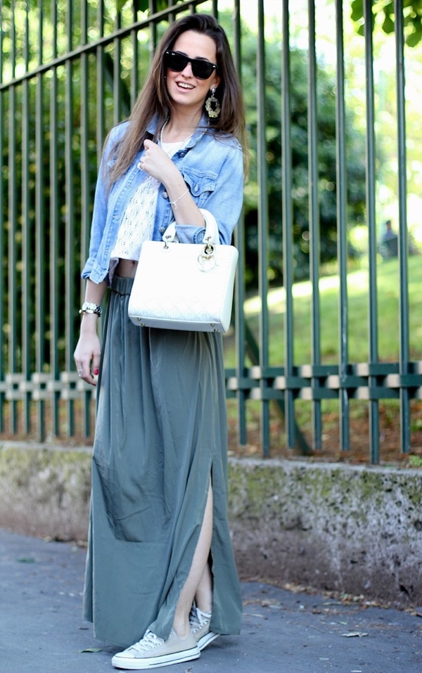 Maxi Skirt Outfits Ideas for Girls14