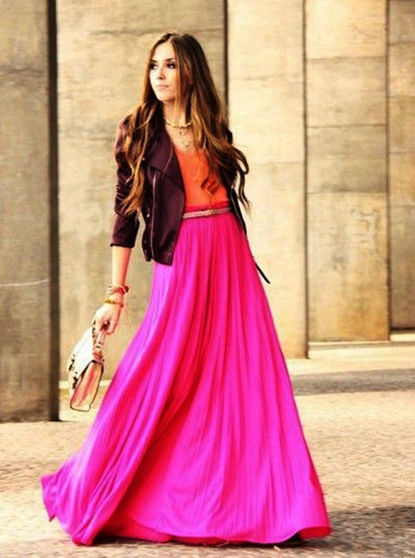 Maxi Skirt Outfits Ideas for Girls27