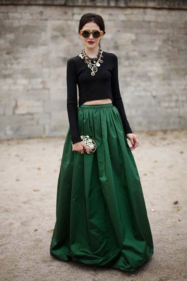 Maxi Skirt Outfits Ideas for Girls3