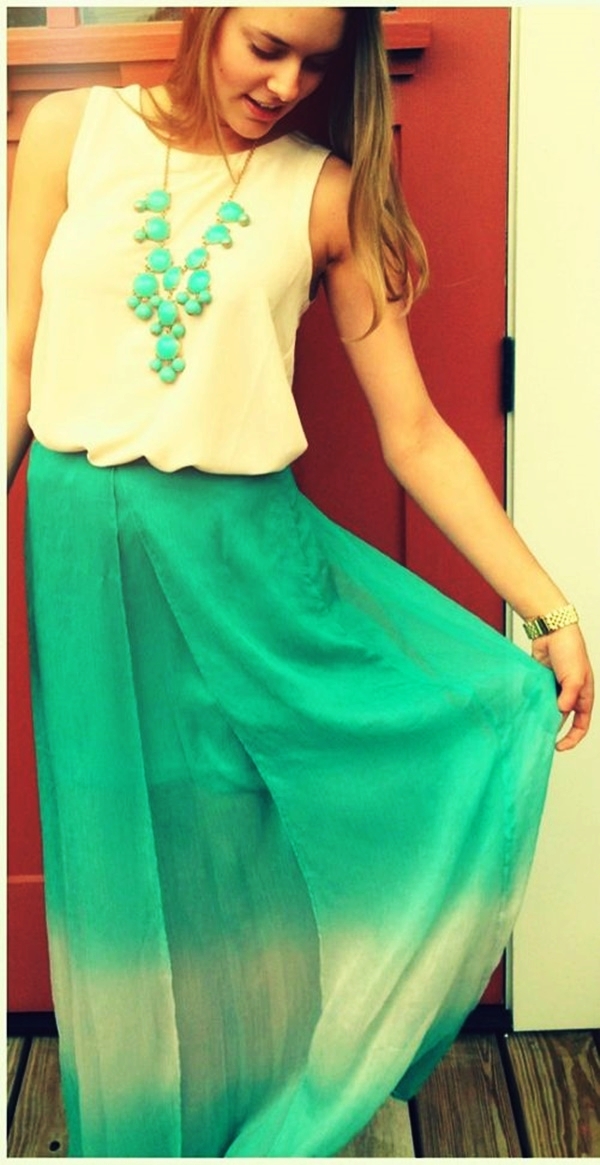 Maxi Skirt Outfits Ideas for Girls33