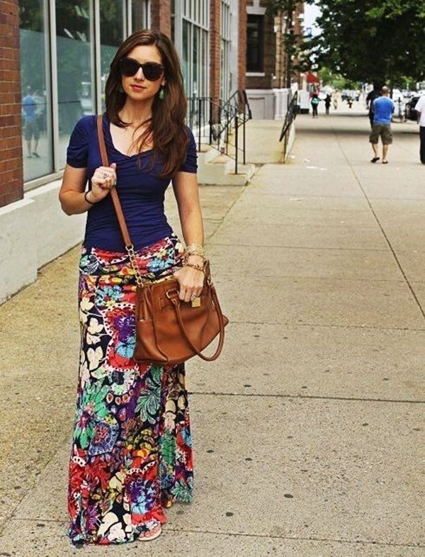 Maxi Skirt Outfits Ideas for Girls34